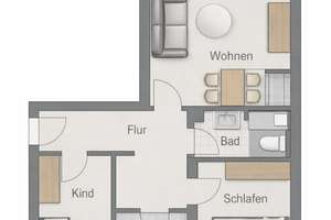gut vermietete 3 Zimmer Wohnung mit Balkon – Eutiner Strasse 3, 23554 Sankt Lorenz Nord, Lübeck – Vorschaubild 18
