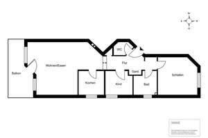 Schöne, helle Wohnung mit Balkon und Stellplatz nähe Rubbenbruchsee – Die vollständige Adresse der Immobilie erhältst du vom Anbieter., 49078 Weststadt, Osnabrück – Vorschaubild 13