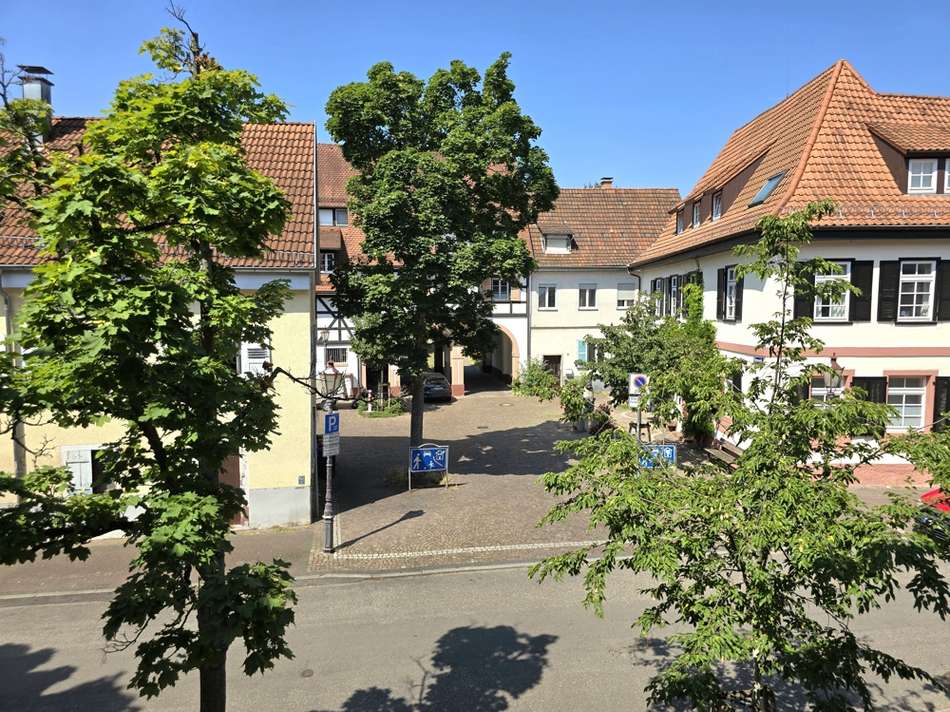 Blick aus dem Wohnzimmer