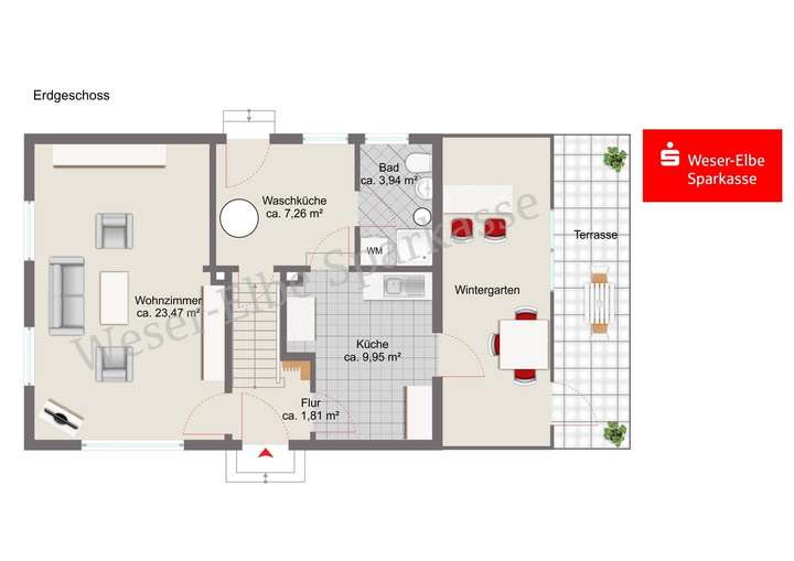 Grundriss Erdgeschoss