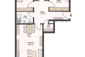 Alles in Ihrer Nähe! – 3 ZKB mit Balkon und TG-Stellplatz in toller Lage – Die vollständige Adresse der Immobilie erhältst du vom Anbieter., 86169 Hammerschmiede, Augsburg – Vorschaubild 24