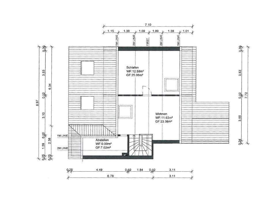 Grundriss Obergeschoss