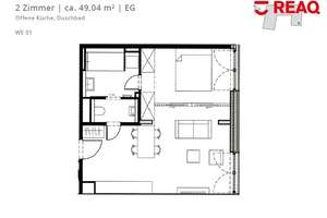 Neuwertige 2-Zimmer-Wohnung mit viel Stauraum im Herzen des Pontviertels! – Die vollständige Adresse der Immobilie erhältst du vom Anbieter., 52062 Ponttor, Aachen – Vorschaubild 10