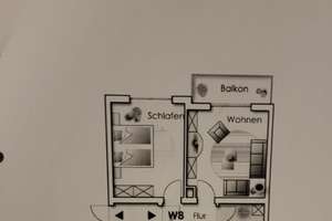 Helle 2-Zimmer-Wohnung mit 2 Balkonen an der Murg  – Baumeisterstraße 16, 76437 Rastatt – Vorschaubild 8