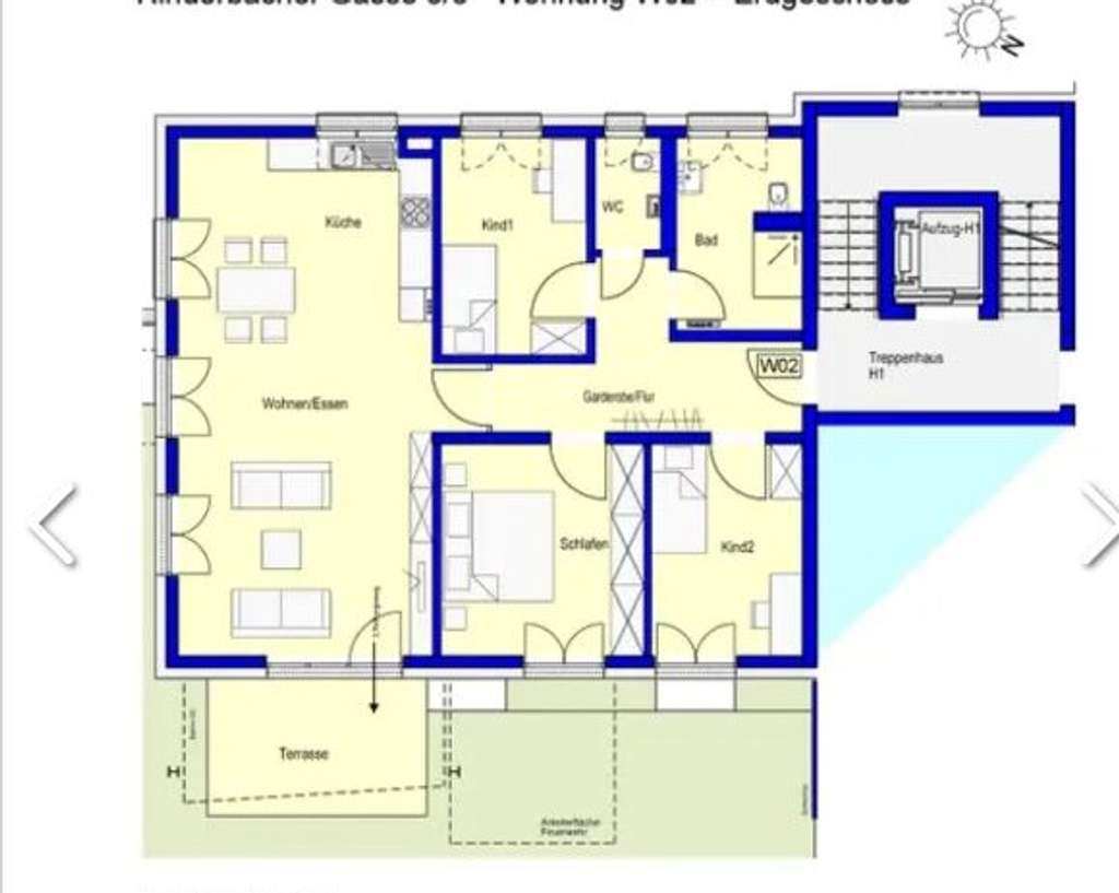 PROVISIONSFREI: Großzügige 4-Zimmer-Terassenwohnung mit EBK und TG im Zentrum