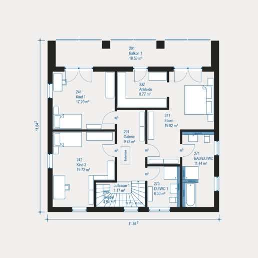 Grundriss veränderbar