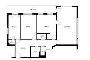 WG-geeignete 3-Zimmer-Wohnung mit Balkon in zentraler Lage am Berliner Platz – Die vollständige Adresse der Immobilie erhältst du vom Anbieter., 70176 Feuersee, Stuttgart – Vorschaubild 14