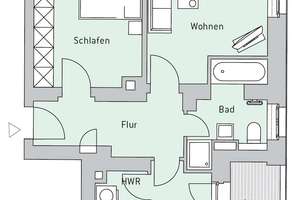Schöne 2-Zimmerwohnung im beliebten Anhalter Carré – Anhalter Straße 15, 4129 Eutritzsch, Leipzig – Vorschaubild 12