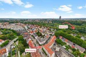 Inkl. Garage: Großzügige Wohnung in Laufnähe zur Wertach! – Die vollständige Adresse der Immobilie erhältst du vom Anbieter., 86157 Pfersee-Süd, Augsburg – Vorschaubild 2