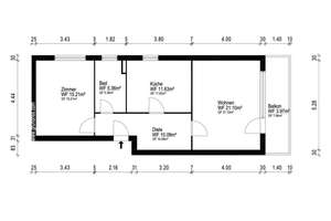 2-Zimmer-Wohnung (65 m²) mit Südloggia und EBK in einer sehr gepflegt kleinen Wohnanlage! – Rhinstraße 4, 12307 Lichtenrade, Berlin – Vorschaubild 17