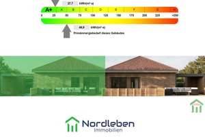 Neubau-Erstbezug: Barrierefreier A+ Bungalow als Doppelhaushälfte in Westrhauderfehn (WE1) – Papenburger Str. 59, 26817 Rhauderfehn – Vorschaubild 4