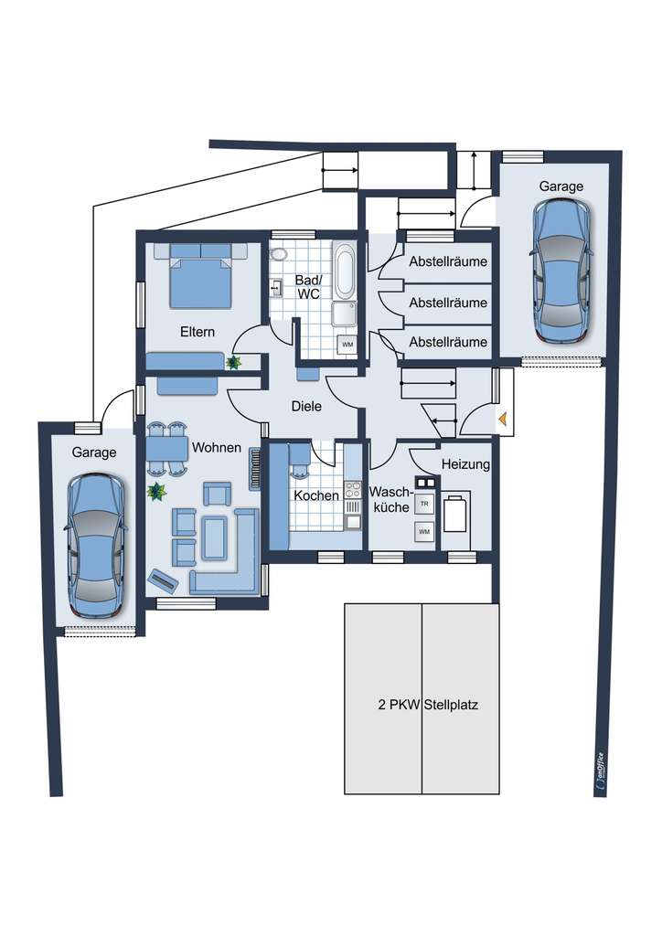 Immobilie in Murr - Endlich Eigenheim: 
Hübsche 2-Zimmer-Wohnung in Murr - Bild 1