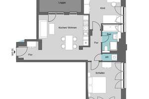 Zentral & stilvoll – 3-Zimmer-Wohnung mit Loggia im sanierten Altbau – Lange Straße 24a, 4103 Zentrum-Ost, Leipzig – Vorschaubild 12