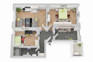 Wohnen im Geistviertel -  WE 2.07 im 3. Obergeschoss rechts mit Balkon – Die vollständige Adresse der Immobilie erhältst du vom Anbieter., 48153 Schützenhof, Münster – Vorschaubild 20