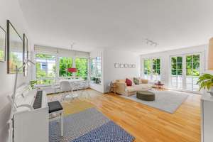Helle 3-Zimmer-Wohnung. Ruhig wohnen im Münchner Süden.