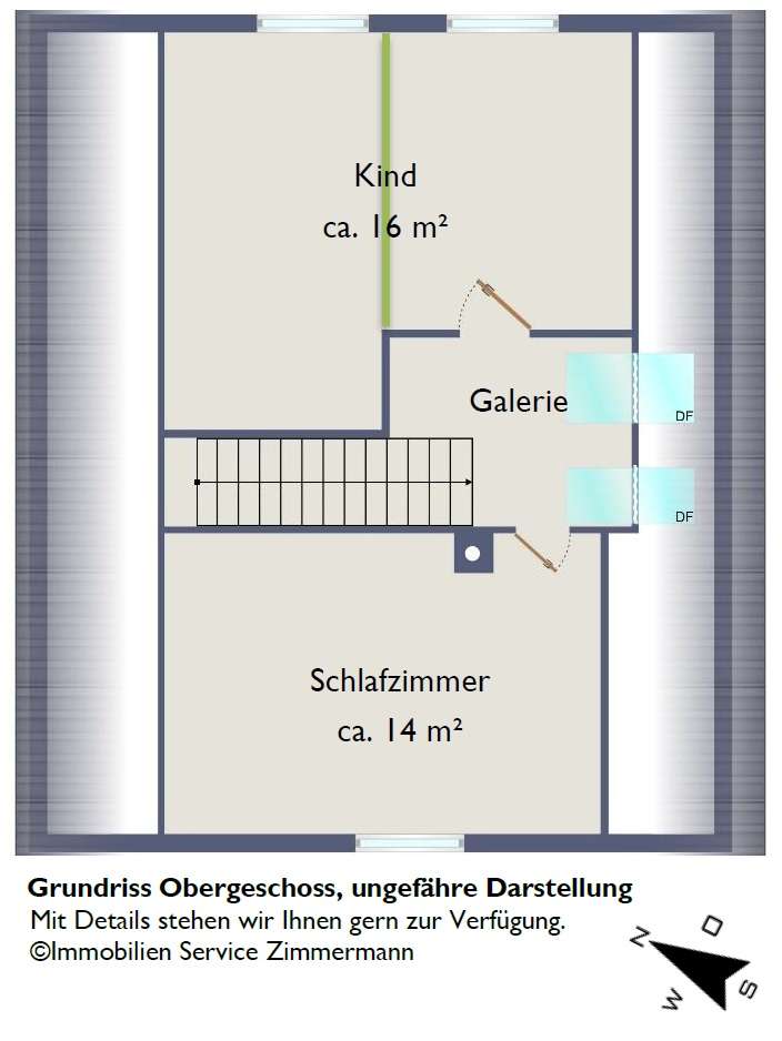 Grundriss Obergeschoss