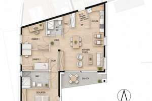 Großzügiges Wohnen in Degerloch: 4-Zimmer-Wohnung mit Südbalkon & zentraler Anbindung – Die vollständige Adresse der Immobilie erhältst du vom Anbieter., 70597 Degerloch (Ortsteil), Stuttgart – Vorschaubild 6