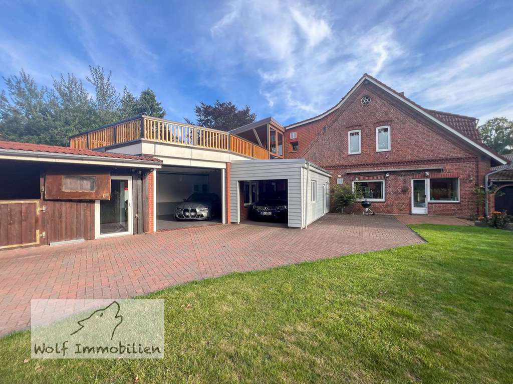 Immobilie in Schiffdorf - Pferde-Ranch mit 2 Wohnungen, Pferdestall und 1 ha Weide mit Offenstall in ruhiger Dorfrand-Lage - Bild 4