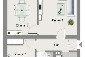 Südvorstadt - ruhige Seitenstraße: frisch renovierte 3-Zi.-Wohnung mit Balkon – Geinitzstraße 3b, 1217 Südvorstadt-Ost, Dresden – Vorschaubild 2
