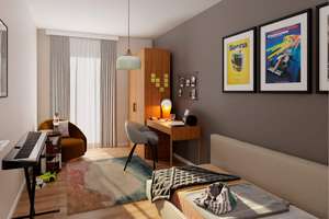 Barrierefreie Eigentumswohnung mit Loggia in Südausrichtung mit pflegeleichtem Designerboden – Lilli-Marx-Straße 22, 40597 Benrath, Düsseldorf – Vorschaubild 5