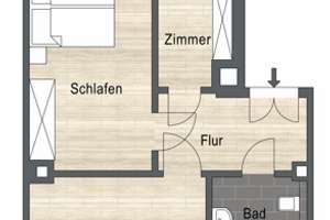 Inklusive neuer Einbauküche! Vollständig renovierte 2-Raum-Wohnung mit Balkon – Papiermühlstraße 27, 4299 Stötteritz, Leipzig – Vorschaubild 8