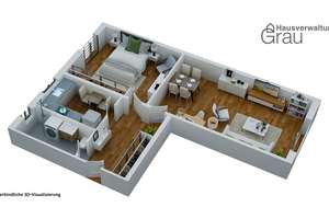 Erbpacht bis 2085 komplett BEZAHLT, top Grundriss, 2021 modernisiert, Bad neu, gepflegte Wohnanlage – Kohlrauschstraße 4, 80805 Alte Heide-Hirschau, München – Vorschaubild 12