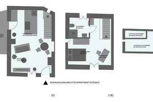 Vollmöblierte Wohnung mit Terrasse in Nbg-Schniegling – Weihergartenstraße 9, 90427 Schniegling, Nürnberg – Vorschaubild 2