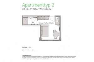 1-Zimmer-Apartment in FFM mit Top-Rendite, bester Vermietbarkeit – 60528 Niederrad, Frankfurt am Main – Vorschaubild 11