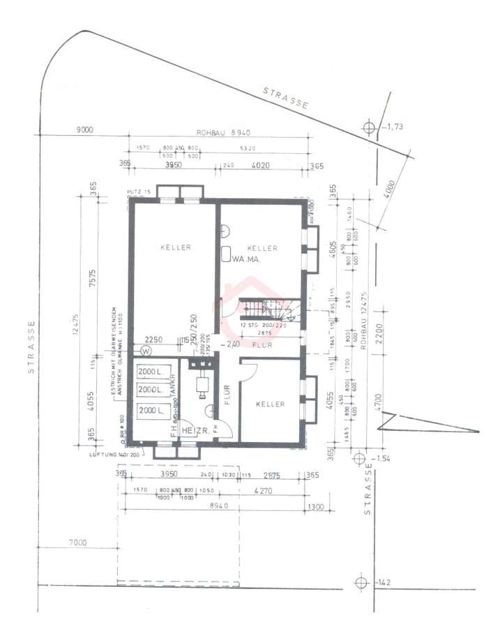 Grundriss Kellergeschoss