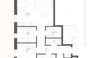 QNG-Neubau: 4-Zimmer-Wohnung mit Garten in ruhiger Sackgassenlage – Pommernstraße 12, 48167 Gremmendorf-West, Münster – Vorschaubild 3