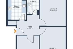 3-Zimmer-Wohnung in Ottensen mit Gestaltungspotenzial – Die vollständige Adresse der Immobilie erhältst du vom Anbieter., 22763 Ottensen, Hamburg – Vorschaubild 15