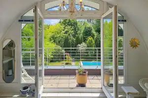 Architekten Villa mit Pool - uneinsehbarer Garten - direkt am Golfplatz und 350m zum Seddiner See – Potsdam-Mittelmark (Kreis) – Vorschaubild 36