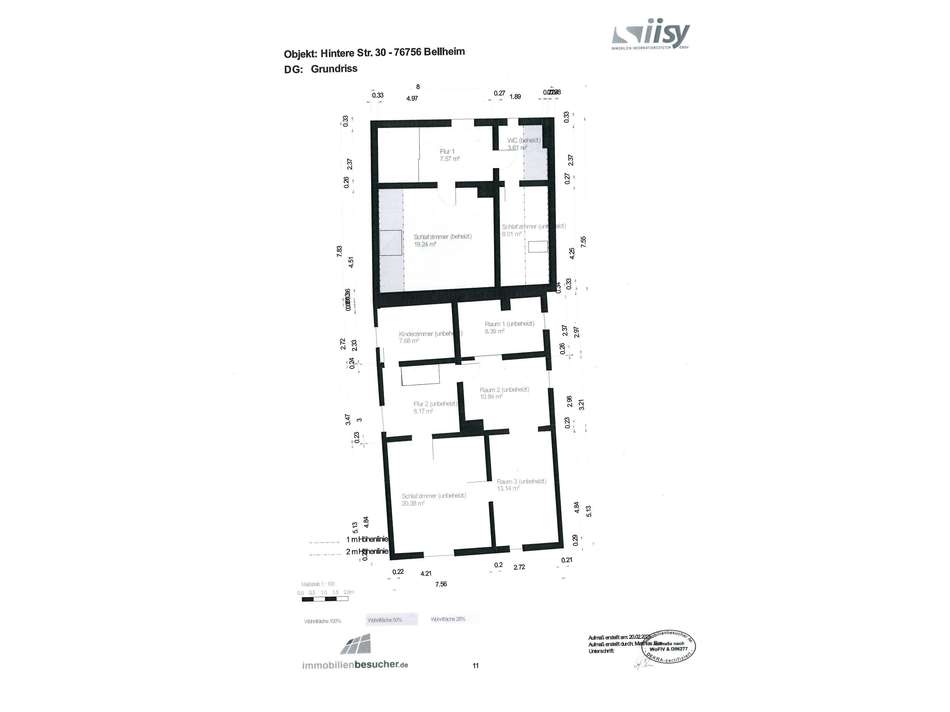 Grundriss Obergeschoss