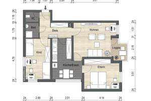 Helle 3-Zimmer-Eigentumswohnung mit
Süd-West-Loggia direkt am Garather Forst – Die vollständige Adresse der Immobilie erhältst du vom Anbieter., 40595 Garath, Düsseldorf – Vorschaubild 16