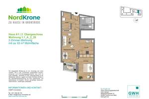 2 MONATE MIETFREI* Neubau Hannover KRONSRODE: Einbauküche, Loggia, Fußbodnhzg, HWR, Keller, Lift, TG – Kattenbrookstrift 51, 30539 Bemerode, Hannover – Vorschaubild 16