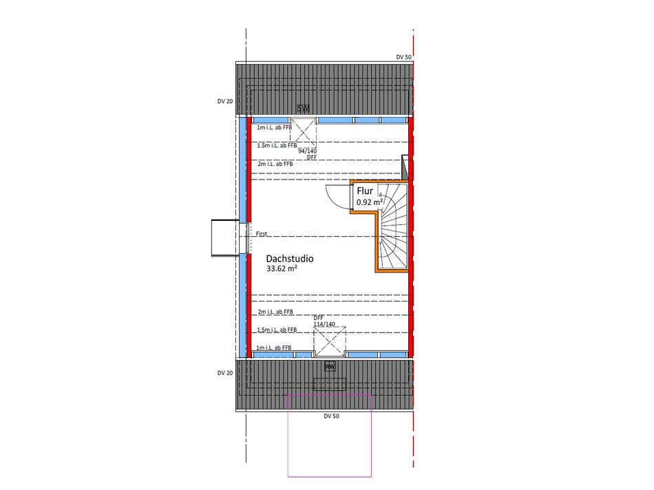 Dachgeschoss Grundriss