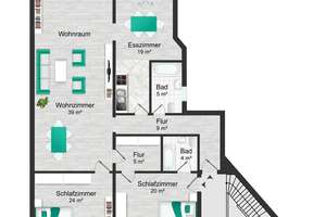 Klassischer Altbau in idyllischer Uferlage! – Die vollständige Adresse der Immobilie erhältst du vom Anbieter., 22087 Hohenfelde, Hamburg – Vorschaubild 13