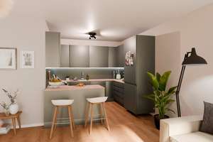 Barrierefreie Eigentumswohnung im 1. OG mit Westbalkon und großer Wohnküche – Lilli-Marx-Str. 40, 40597 Benrath, Düsseldorf – Vorschaubild 3