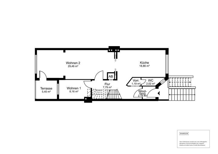 Grundriss Hochparterre