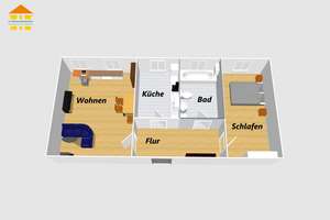 *Eigennutz / Kapitalanlage: schicke-2-Raum-Wohnung im Lutherviertel* – Bernhardstraße 36, 9126 Lutherviertel, Chemnitz – Vorschaubild 2