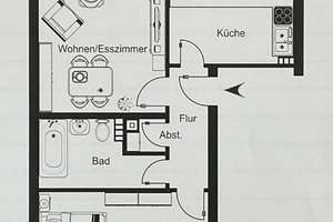 Lichtdurchflutete und sanierte 2-Zimmer-Wohnung mit Balkon in Minden – Zähringerallee 80, 32425 Bärenkämpen, Minden – Vorschaubild 23