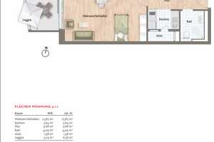 1 Zimmer Wohnung in Freiham mit TG und Keller – Hans-Stützle-Straße 31, 81249 München – Vorschaubild 1