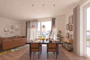 * Erstbezug * Traumwohnung im Dach mit Penthouse-Flair & großer umlaufender Terrasse * – Kohlenstraße 31, 4107 Zentrum-Südost, Leipzig – Vorschaubild 9