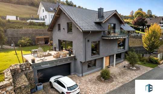 Bild von Luxuriöses KfW-55-Einfamilienhaus mit traumhaftem Design, Technik & Rhein-Nähe in Niederheimbach