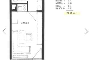 Zauberhafte Ein-Zimmer-Wohnung mit Balkon und EBK in Schwabing – Ungererstr. 108, 80805 Alte Heide-Hirschau, München – Vorschaubild 9