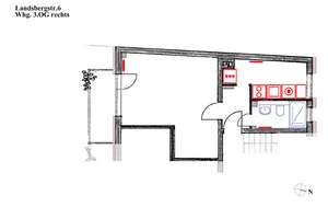 Schöne 1-Zimmer-KDB mit Balkon und Einbauküche – Landsbergstr. 6, 50678 Altstadt/Süd, Köln – Vorschaubild 8