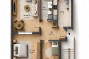 Nordstadt Hannover -  Wohnung mit Garage in zentraler Lage – 30167 Nordstadt, Hannover – Vorschaubild 2