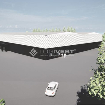 Projektierter Neubau einer Lager- und Logistikhalle mit guter Anbindung