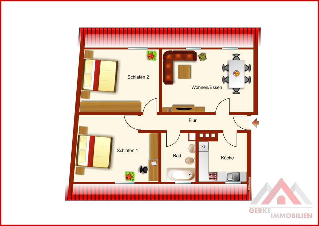 Immobilie in Willingen (Upland) - Gemütliche Dachgeschosswohnung bezugsfrei - Bild 0