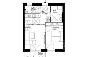 Wunderschöne 2-Zimmer mit tollem Ausblick im Neubau – Die vollständige Adresse der Immobilie erhältst du vom Anbieter., 22143 Rahlstedt, Hamburg – Vorschaubild 11